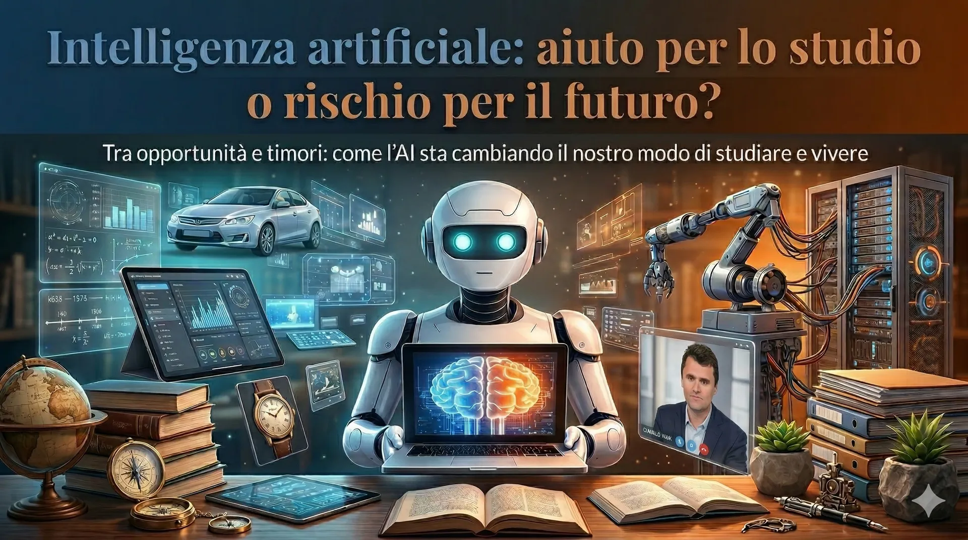 Intelligenza artificiale: aiuto per lo studio o rischio per il futuro?