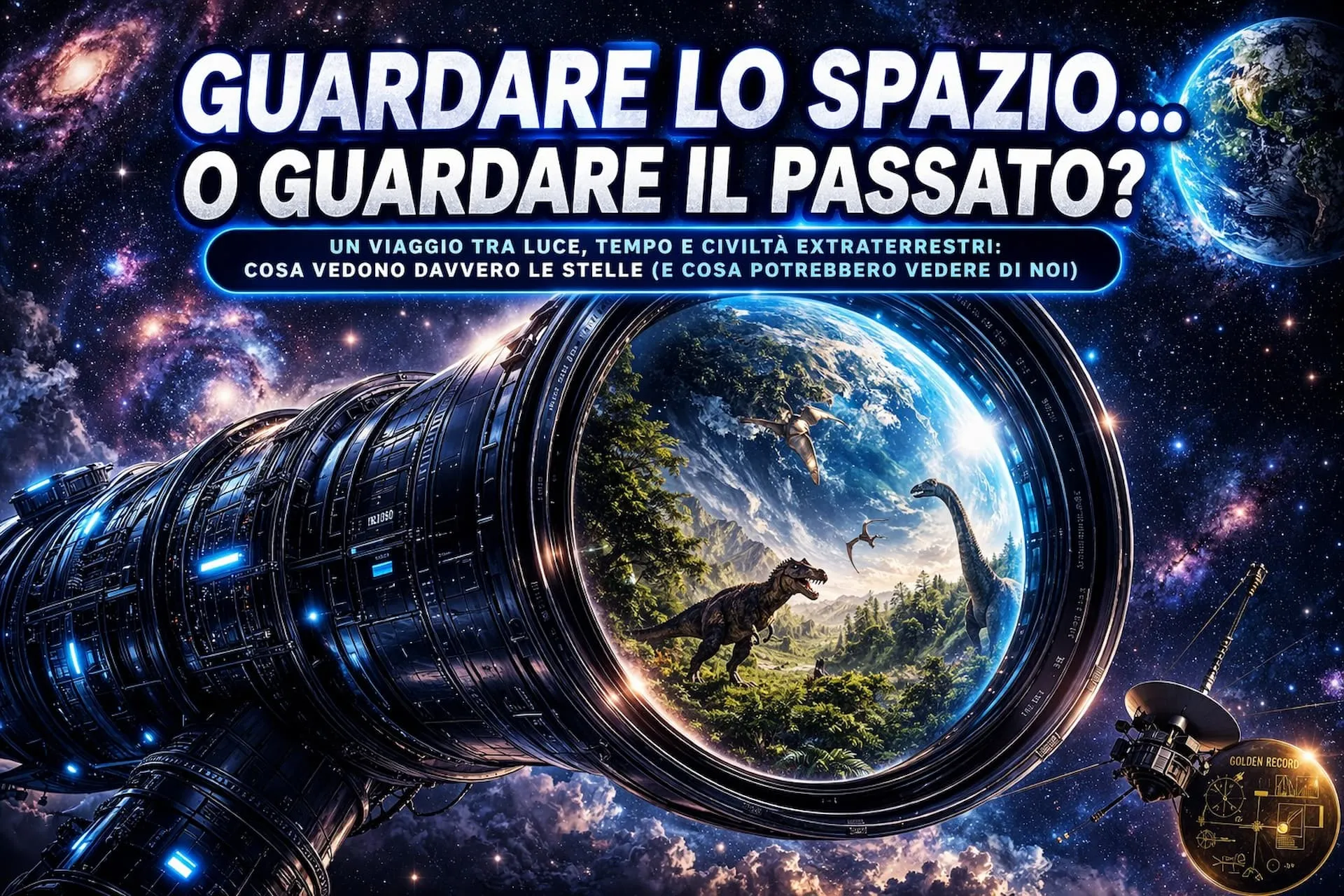 Guardare lo spazio… o guardare il passato?