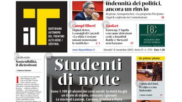 RassegnaStampa - 2025 11 13 IlT Quotidiano cover