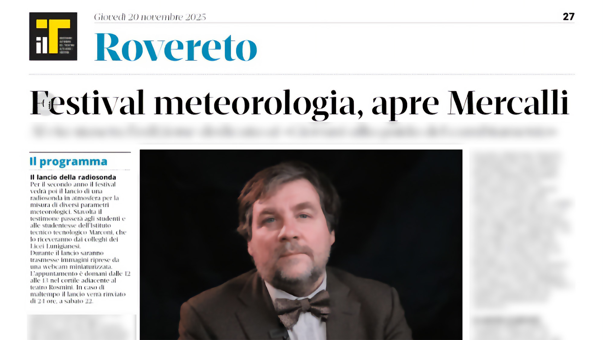 Marconi Horizon: Il lancio della radiosonda