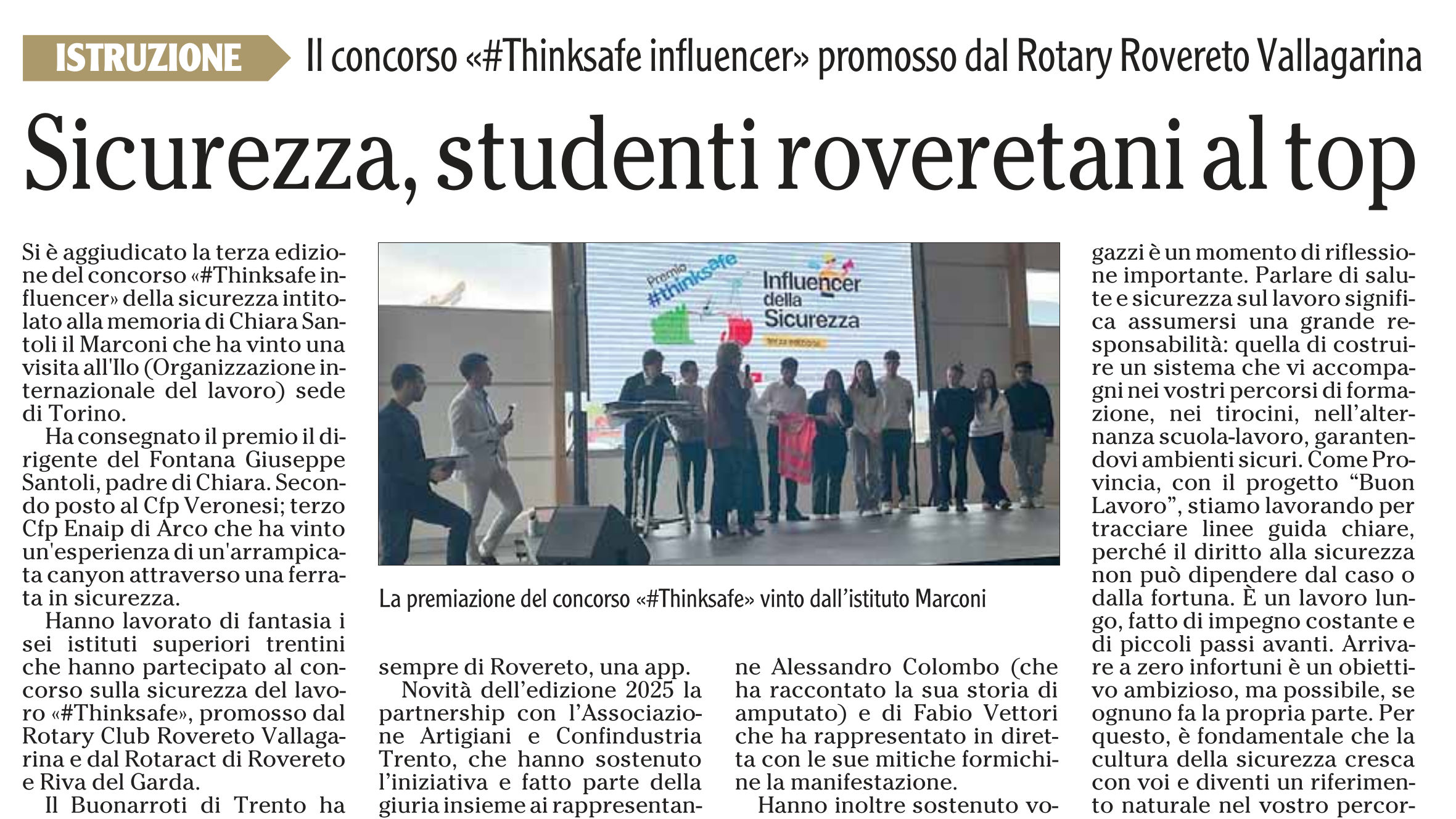 #Thinksafe influencer